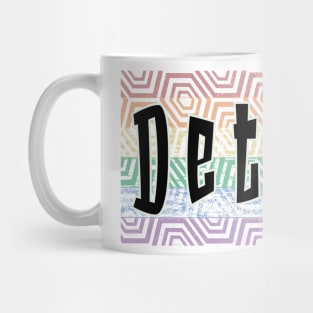 LGBTQ PATTERN AMERICA DETROIT Mug